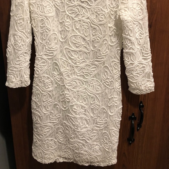 Glamorous NYC House of Style white detailed dress. - Picture 4 of 8